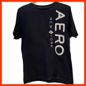 Aeropostale Black Crew Neck Tee